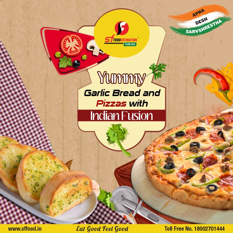 SFFoodIndia's tweet photo. Good things come to those who eat at SF #fooddestination #PureVeg restaurant. Bringing the best #Garlic_Bread & #Pizzas for you! Visit at https://t.co/GiYFW1ipHW #PeopleEatTogetherAreBestPeople #FarmFreshPizza #foodlovers #foodiesfuel #PizzaLovers
https://t.co/Z8iPLxAbtw https://t.co/n3GRdaE7JO