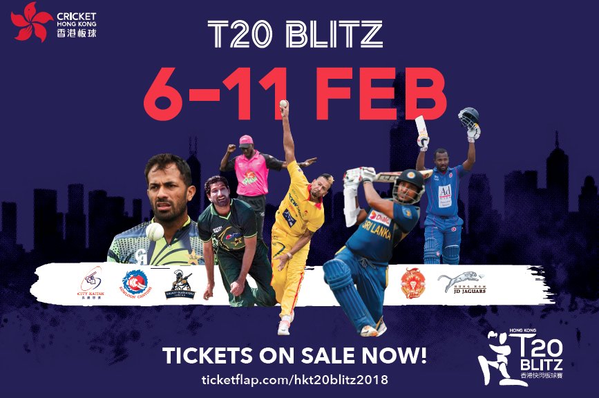 HKT20Blitz's tweet photo. Here we go! The squads are confirmed for the Hong Kong T20 Blitz and there's a record 27 overseas stars coming to join HK's best. Who's your favourite for the tournament?

Release: https://t.co/S641ogvLvL
Tickets: https://t.co/vIkrRSgoTf https://t.co/KFlGDW7CB2