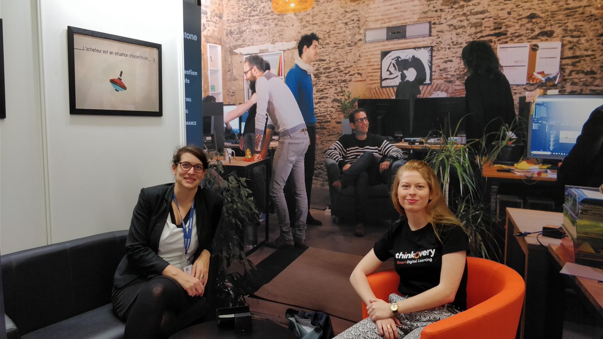Thinkovery's tweet photo. De retour au @LT18France pour attaquer cette 2ème journée comme il se doit ! Vous nous rejoignez pour le café sur le stand D30 ? #LT18France https://t.co/O0mWnFDIA2