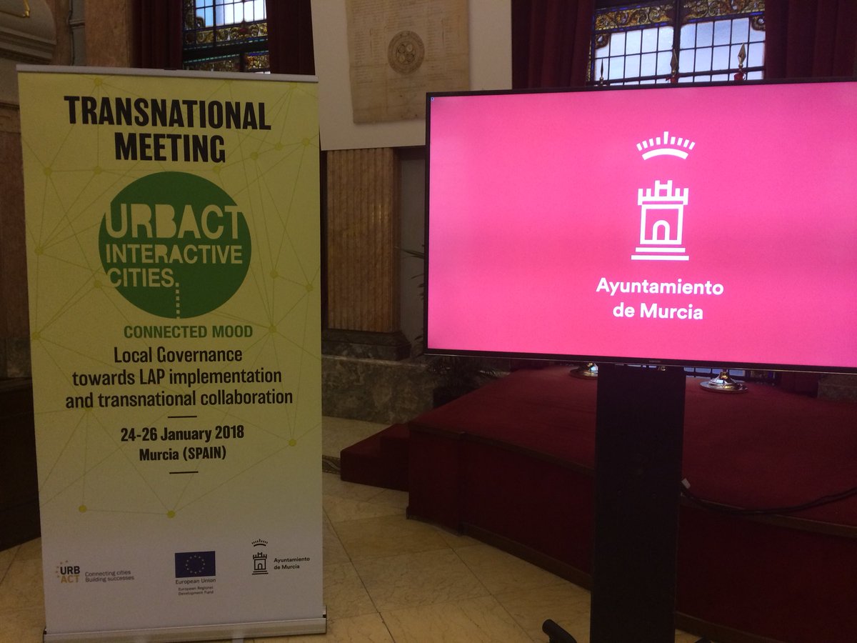 InteractiveCit's tweet photo. With a warm welcome by the Deputy Mayor of Murcia our transnational meeting has just started ❗️🔆 #interactivemurcia https://t.co/XPuJpyc9TH