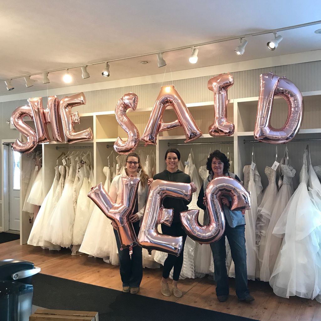 Bridesbeyond's tweet photo. Meet Samantha! She is one of our newest bride-to-be’s and absolutely rocks her Pronovias wedding gown! LeAnn loved helping you and thank you for choosing us for your special day ❤️ https://t.co/EdHSSlyJiC