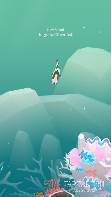 My Juggalo Clownfish:)  #taptapfish Download: https://t.co/XI5Lac0Uyd https://t.co/yq8dXNerMc<a href="/tag/taptapfish"class="tags">#taptapfish</a>