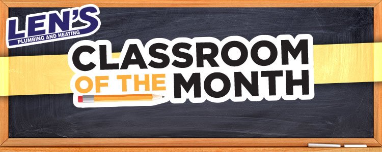 We're visiting Mrs. Caswell's Grade 3-5 class at <a href="/hazletschool1/">Hazletschool</a> for the Len's Plumbing &amp; Heating Classroom of the Month! swiftcurrentonline.com/magic-97/we-re…