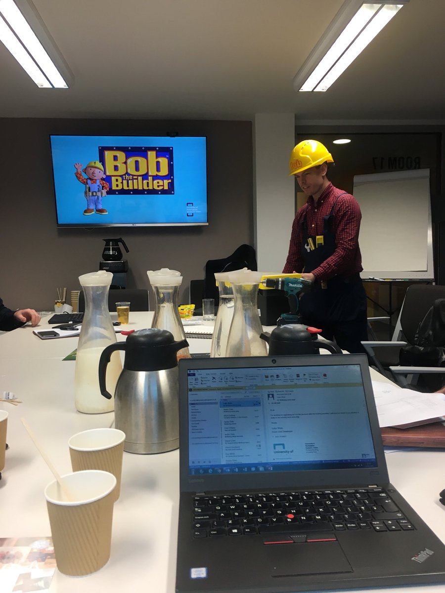 bennett87's tweet photo. UoNSU Commercial Away Day planning our strategy for the next five years - even Bob’s joined the group today! @UoNSU https://t.co/uxJMuwZbOW