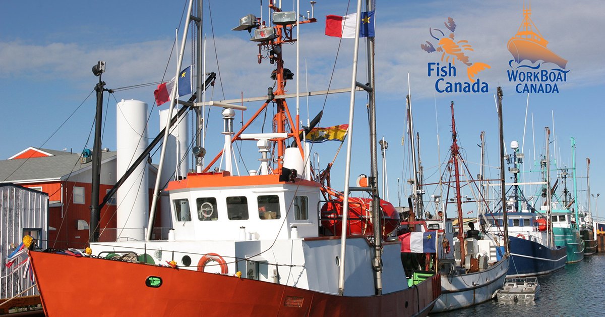 FishWorkboatCAN's tweet photo. This years' @FishWorkboatCAN is expected to be the biggest yet. https://t.co/fsA1occlXn #commercialfishing #lobster #fishingboat #crabfishing https://t.co/wRTKISGQDu
