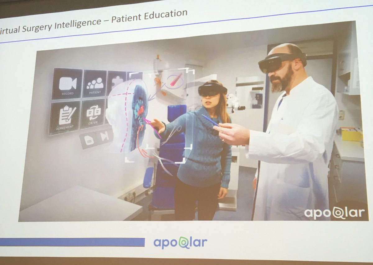 MirjamBauer's tweet photo. Lücken/Apolar @Marienkh_HH nutzt #MixedReality zB im OP; auch #VirtualsurgeryIntelligence für Patienten, erhöht Verständnis #bmck18 #VR #VI https://t.co/AkWrmiw3Z1