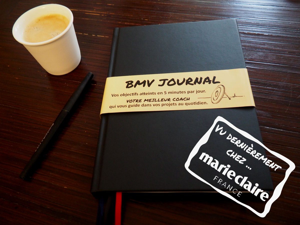 BMVJournal's tweet photo. Et si la clé pour réussir ses projets, était de s’équiper du bon carnet d’activités et d’accompagnement ? Marie Claire parle du BMV Journal ! 😊😍🎉
#bmvjournal #marieclaire #carnet #productivite #objectifs #resolutions2018 
https://t.co/Pc1He5EOzO https://t.co/iC6aiDAUa8