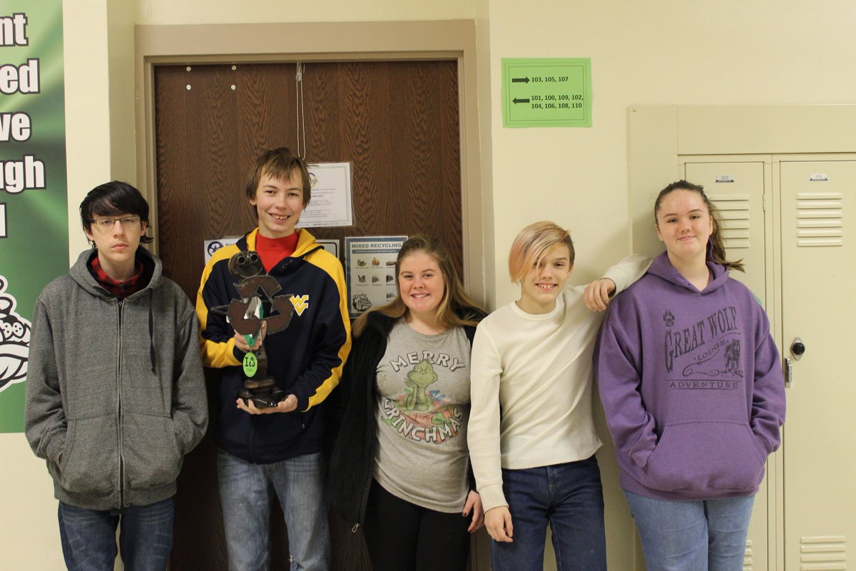 MrsShusterFCS's tweet photo. @AthensMiddle @AthensCitySD held onto the 1st place traveling trophy by winning the Athens-Hocking School Recycling Challenge again. The challenge is hosted by @Rural_Action &amp; @AHRecycling Congrats AMS &amp; #FCS classes &amp; thanks to custodian Jerry for taking items to CHaRM facility https://t.co/n8g2BqRSHm