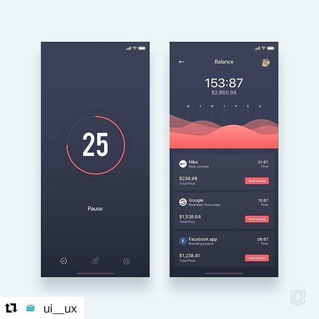 primarutweets's tweet photo. Lovely! #Repost @ui__ux (@get_repost)
・・・
from @cvizcarra92 -  Daily UI challenge - 023/365
Timer for remote work.
.
.
.
.
——
As freelance I charge for hours, but many times I forget how many hours each job takes me, sometimes I forget if if today I … https://t.co/9mOyXIZ7Qe https://t.co/i9mSCo4bAo