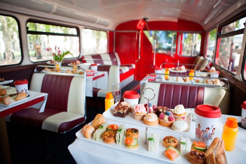 DayOutInLondon's tweet photo. Afternoon tea on a vintage bus. Why not? 

https://t.co/02gisx2S3e https://t.co/8M6DyyQCmq