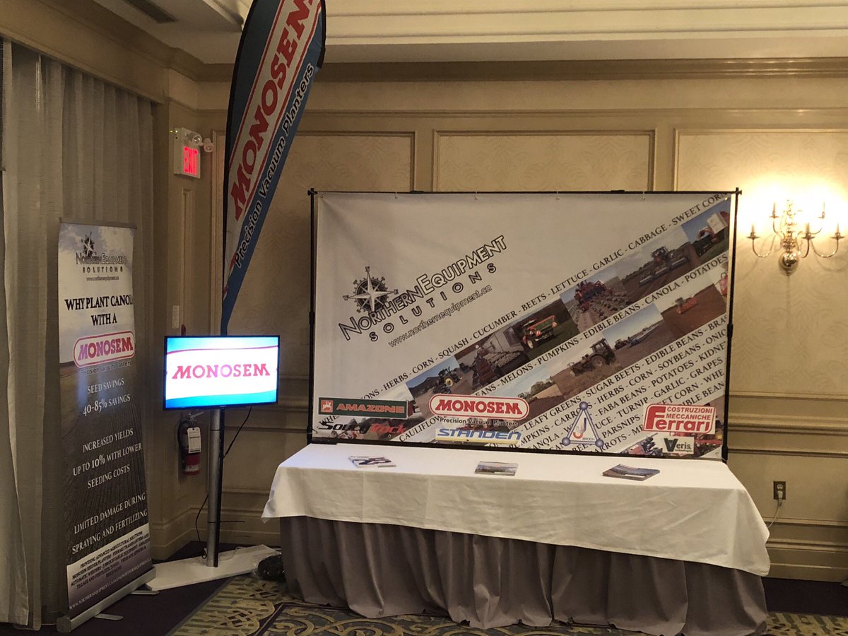 advAGsolutions's tweet photo. Be sure to stop by our booth at the @OntCanolaGrower AGM today and learn more about @Monosem_Inc planters and there advantages in Canola #seedsavings #increasedyield #mostimportantpass #mentionthisandgetahat https://t.co/NS9Tr3JgGm