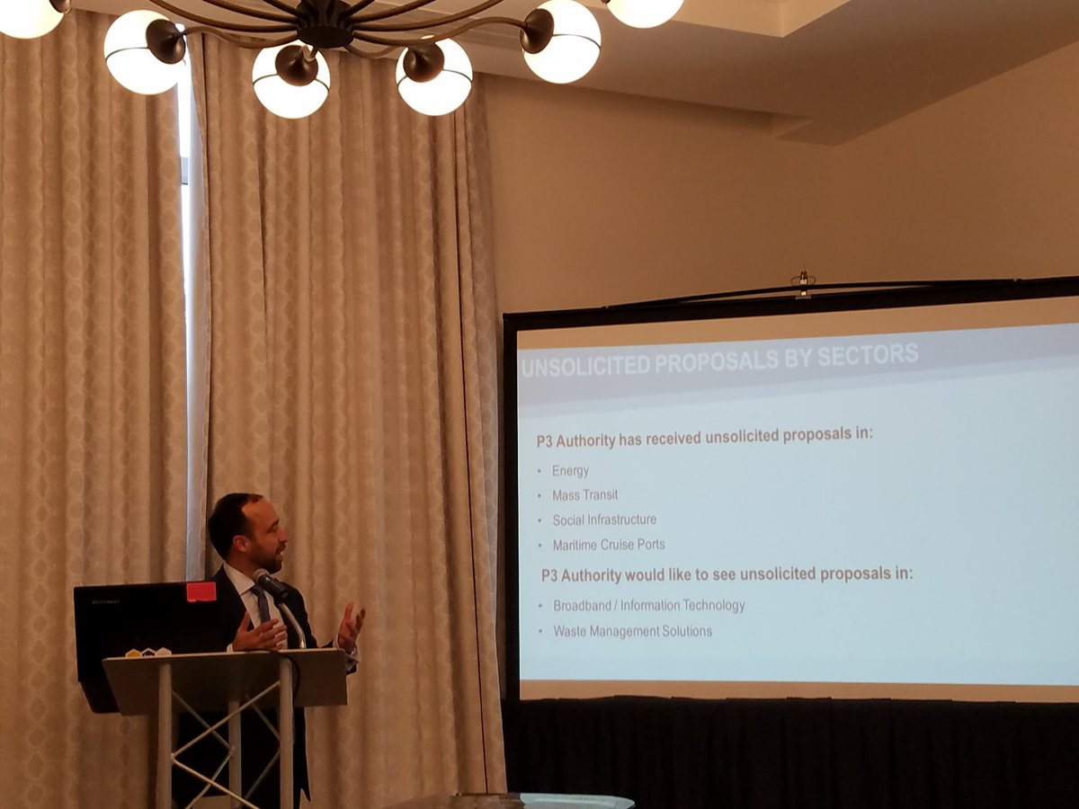 p3_world's tweet photo. Per @omarjmarrero, Puerto Rico's P3 Authority is seeking unsolicited proposals in broadband/IT and waste management solutions #p3connect https://t.co/oT9SPInN7J