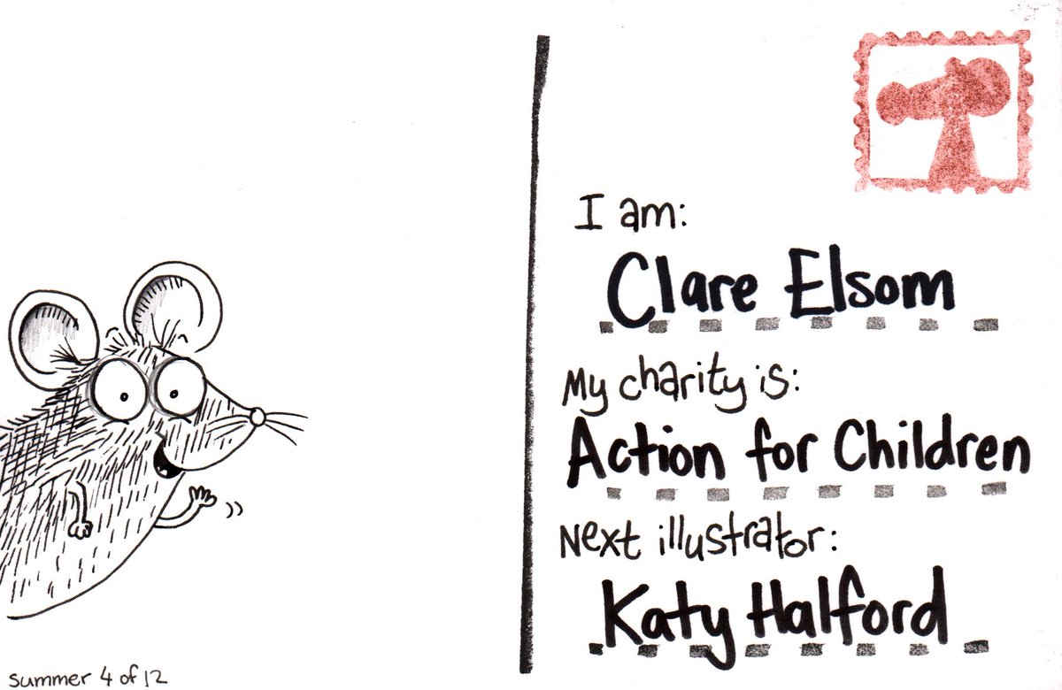 ClareElsom's tweet photo. All done! Look out @KatyHalford1, the mouse is scurrying on it's way! πβοΈ@theMouseTale #themousetale https://t.co/RGvJzCeRed