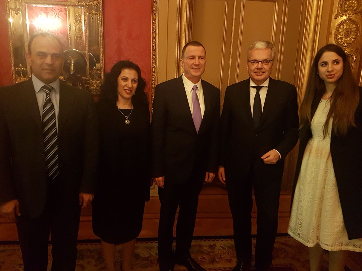 LibatMarinsky's tweet photo. Had the great honor to accompany the Speaker of the Knesset, Mr. Yuli Edelstein, and the MK Mr. Perri, MK Ms. Koren and MK Ms. Nahmias-verbin, in their important visit to Brussels and especially in the ceremony for the Holocaust Memorial Day, in the Belgium Federal Parliament. https://t.co/rGbk0jFtPK
