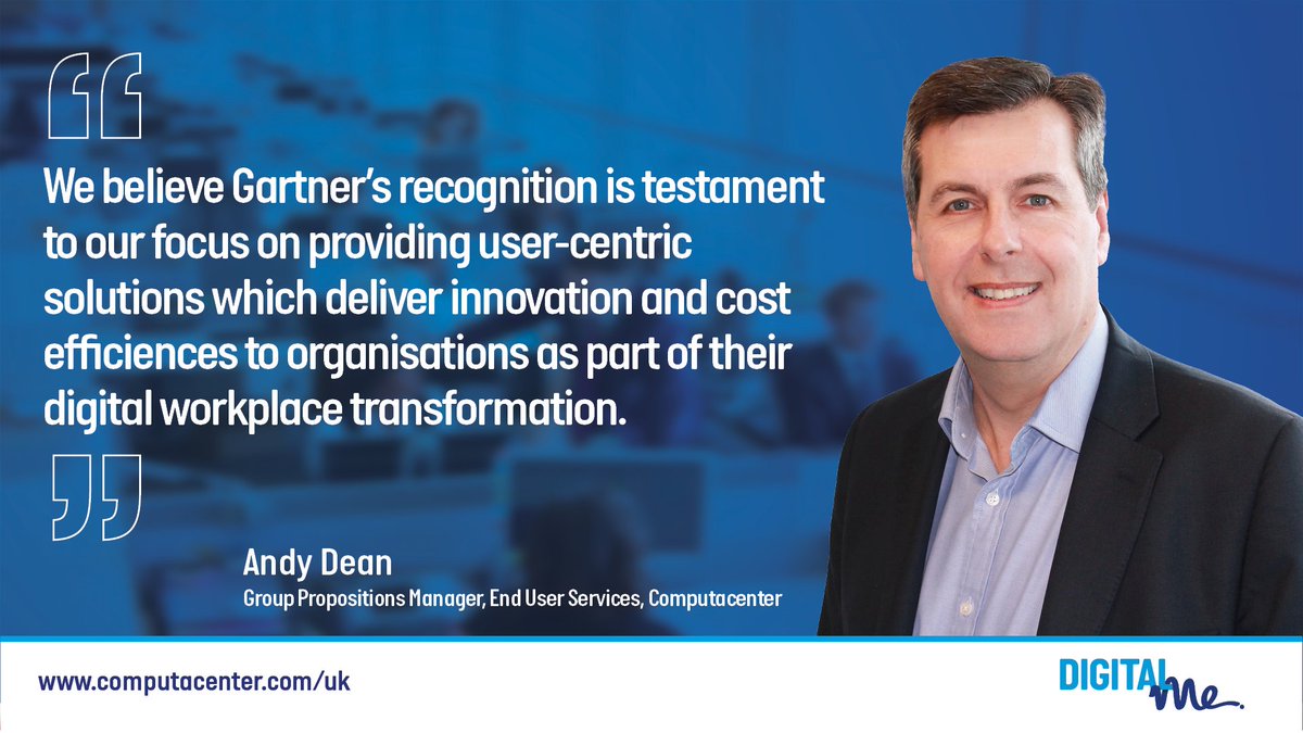 Computacenter's tweet photo. The @Gartner_Inc Magic Quadrant for Managed Workplace Services, Europe profiles 15 leading providers to enable sourcing and vendor management leaders to select the right partner in this rapidly changing market. https://t.co/1jVbrw1ob7 https://t.co/5CF452mrcg