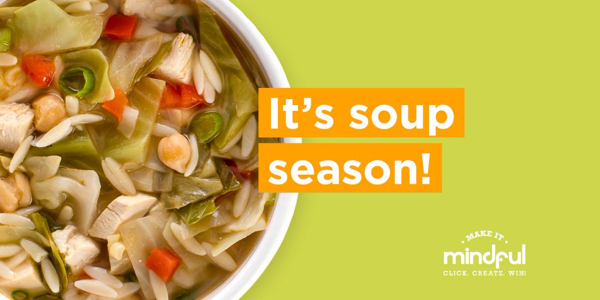 Savor it with a bowl of our winning 3 Cs (Chicken, Cabbage &amp; Chickpea) Soup. ow.ly/fjkJ30hYdY1  #MakeItMindful #Winner #Soup #MindfulbySodexo