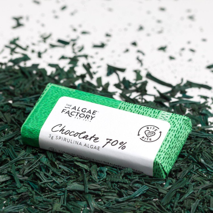 From <a href="/FoodNavigator/">FoodNavigator.com</a>: Dutch startup (&amp; FB! alum) <a href="/TheAlgaeFactory/">The Algae Factory™</a> is pushing the food-pairing boundaries with its #algae #chocolate that contains sustainably sourced #spirulina: bit.ly/2myz8s6 #foodtech