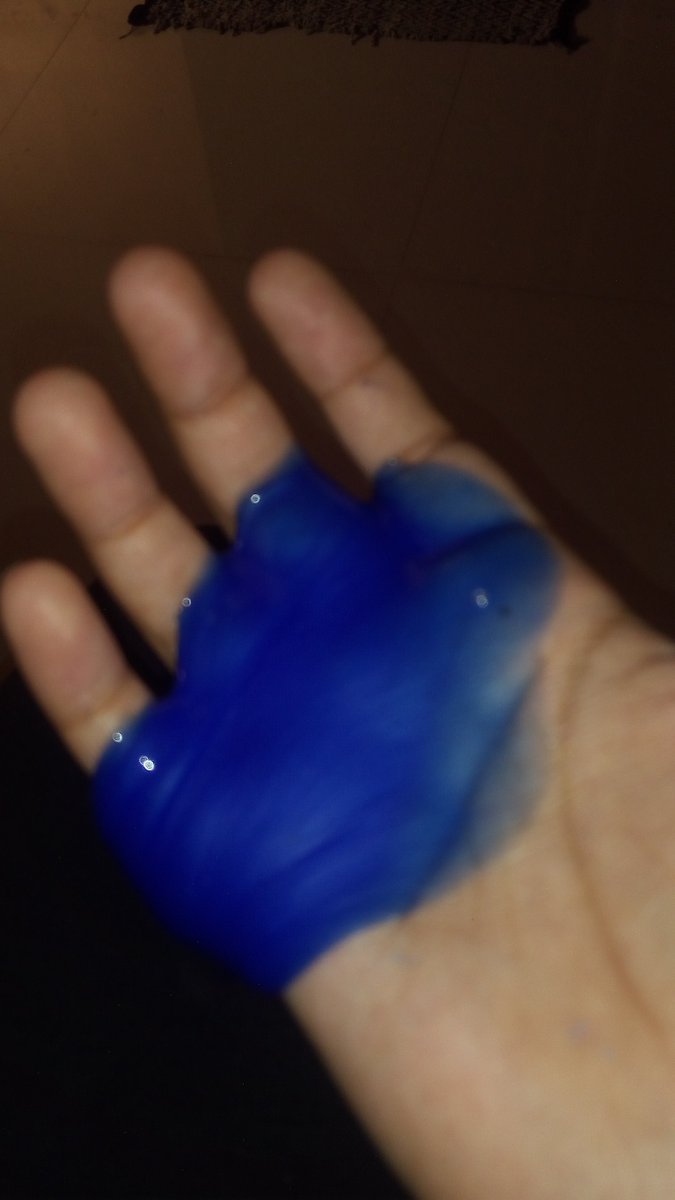 Dangerfighter3's tweet photo. Making slime.... https://t.co/DxrOTOl5Wq