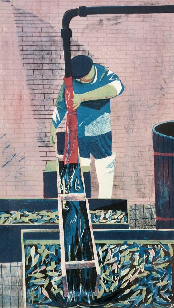 Emma Mason will be exhibiting these lithographs by Richard Platt at the Fair. Emma Mason will also be doing a talk about the Guinness Lithographs, Sunday 4 February. Read more on Pedro Silmon's Blog, on the following website. pedrosilmon.com/blog @EmmaMasonPrints @PedroSilmon