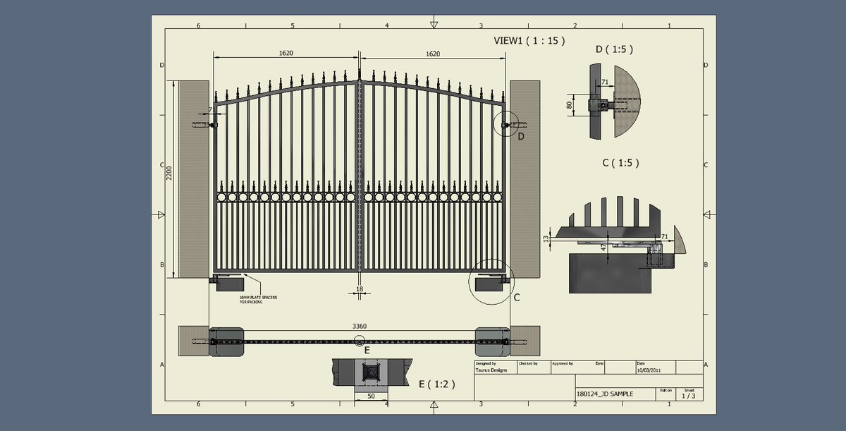 LtdTaurus's tweet image. #3dmodelling #gates #railings