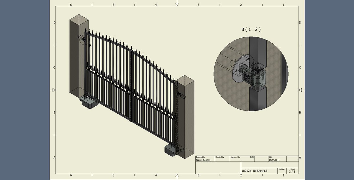 LtdTaurus's tweet image. #3dmodelling #gates #railings