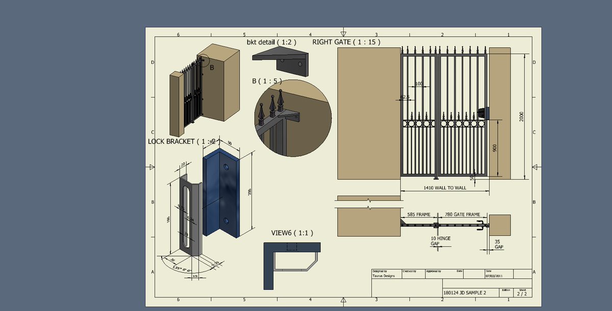 LtdTaurus's tweet image. #3dmodelling #gates #railings