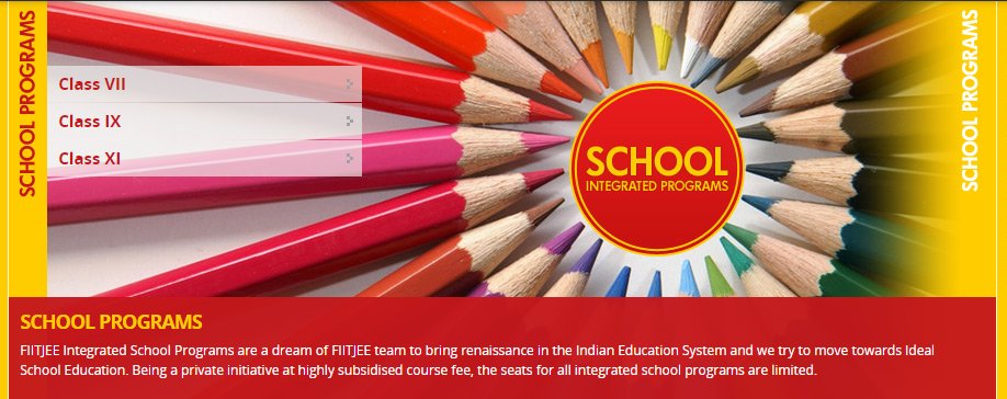 FiitjeeB's tweet photo. FIITJEE has always been innovating School Integrated Programs to create excellence.

So Start Early and Beat The Competititon! Enroll now!

Visit https://t.co/QrYurTLlb8 https://t.co/M30xKyhnYJ