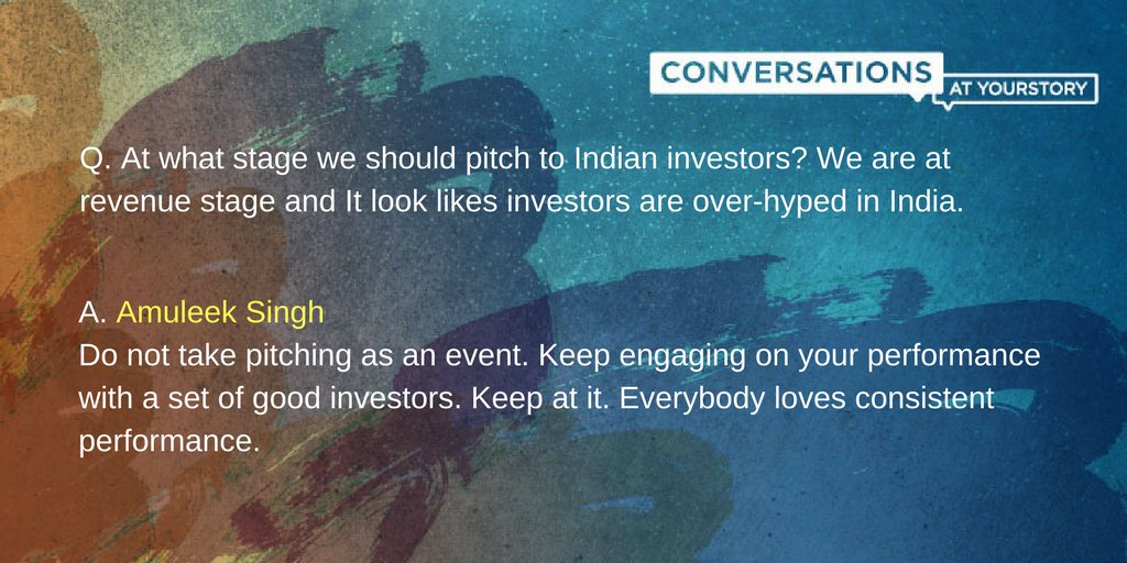 .<a href="/amuleekbijral/">Amuleek Singh Bijral</a> on how to approach an #investor!