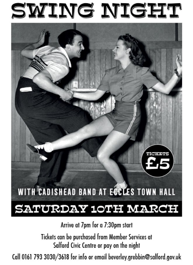 ceremonialmayor's tweet image. We're having a Swing Night! Join us to help raise funds for @Kidscan_UK 😄

#SwingNight #Salford #Charity #Fundraising
