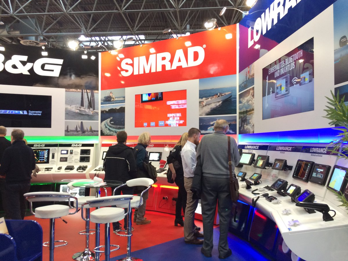 simradyachting's tweet photo. All hands on deck at @nonstopboot Düsseldorf 2018! Head over to Hall 11, Stand A40 to check out the latest in marine electronics #BOOT18 https://t.co/wqWRrS9oUX