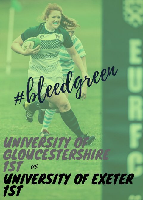 eurfcwomen's tweet photo. Today both teams are away with our first team facing @UOGWRFC and our second team facing @UWEWRFC. Let bring home the wins girls! #BleedGreen https://t.co/T3shhqnFFH
