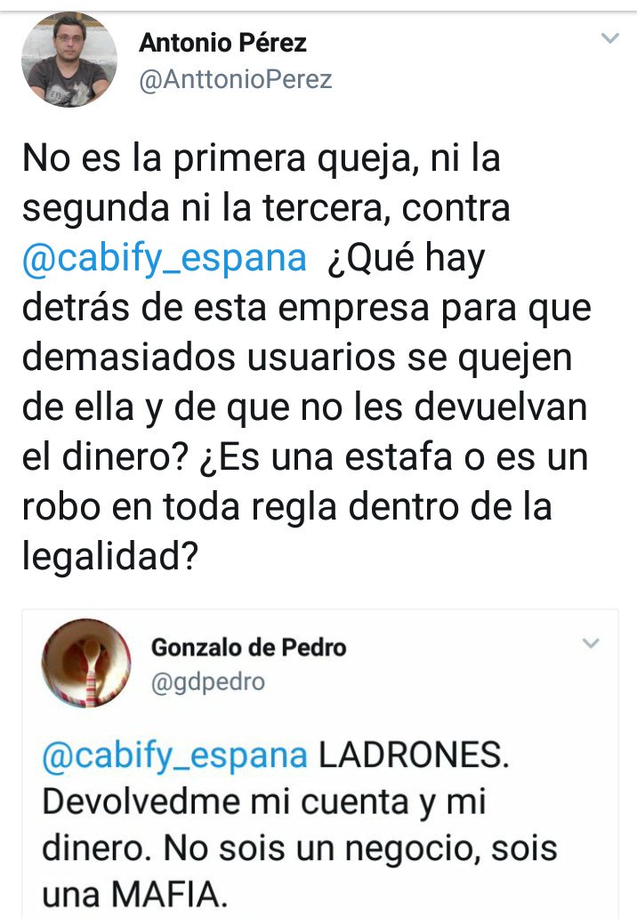Elite_TaxiBcn's tweet photo. Nosotros advertimos de las quejas. Lo de mafia ya se lo llaman sus propios clientes.... #EstafaCabifyUber #EstaPasando #CabifyNoMola #EliminaCabify #Cabifail #UberPopOff #ubered #vtcsvuelan #MejorEnTaxi #ElTaxiMola #VuelvoAlTaxi #FelizMiercoles https://t.co/5VF0uvDKSn