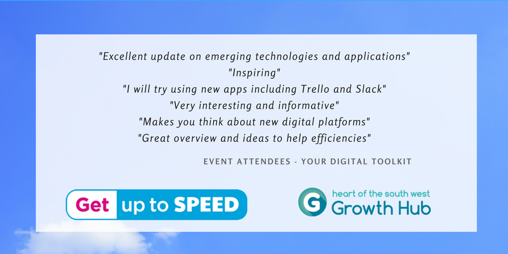 Over 150 people have attended one of our Digital Toolkit sessions. We are running our last one on Mon 5 Feb #Glastonbury Town Hall #Somerset. Don't miss the opportunity, register your free place here: ow.ly/p40230hFpYW <a href="/GrowthHubHOTSW/">HOTSW Growth Hub</a> <a href="/MendipEconomy/">Mendip Economy</a>