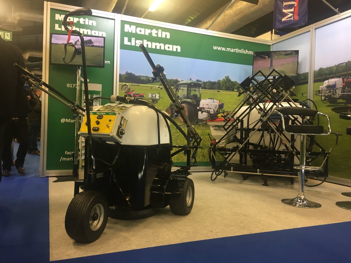 amenitysprayers's tweet photo. Day 2 @ @BIGGA_BTME #BTME2018 Come & talk to the Lishman team on stand A52 See the #PedestrianMicroSprayer & #CompactSprayer systems to keep your #Turf and #Soil in top condition. https://t.co/Y1Z2TWuch9
