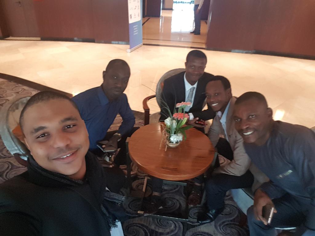 eadjamagbo's tweet photo. 5 finalistes du challenge #StartupAfro 2018 prêts pour défendre nos projets à #Casablanca
#SemoaGroup du @villageCAav @okeyess du #Nigeria @BosireOnyi du #Kenya @HydroIQ @mhorthea du #Cameroon
Merci à @kossiA @fbahoulouma @nathaliemasse88 @oliv_jamault @CarineRochard https://t.co/iqv0Ifdxmq