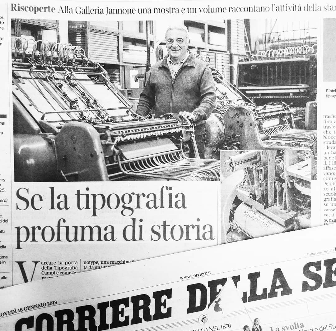 adicorbetta's tweet photo. "Varcare la porta della #TipografiaCampi è come fare un viaggio nel tempo". Fino al 31 gennaio con le fotografie di #FerdinandoScianna alla #GalleriaAntoniaJannone.
Grazie #LorenzoViganò via @Corriere
#pressreview #UnFotografoInTipografia #HenryBeyle
> https://t.co/fb6nm4baCJ https://t.co/Cbt0DidwjK