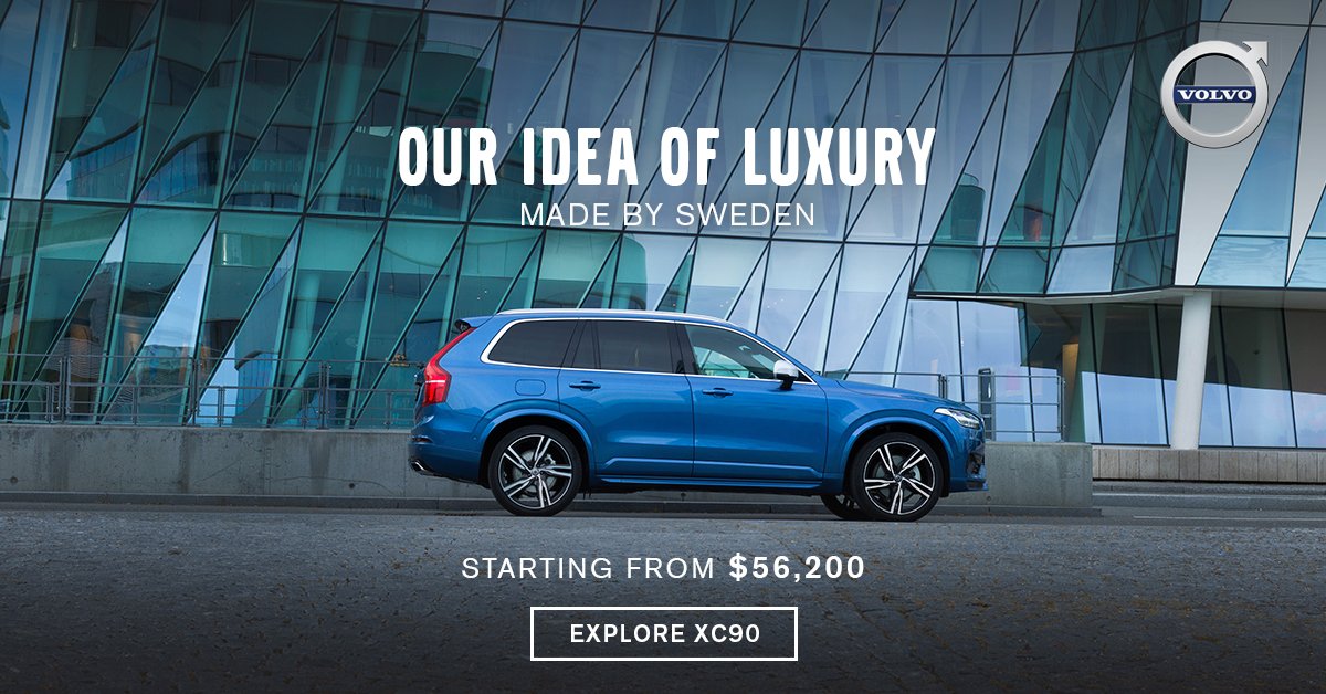 Volvo_NL's tweet photo. The XC90 perfectly embodies Volvo's mantra of driving luxury – without compromise. With individual drive modes offered including Comfort and Off-road, you can find your perfect driving sweet-spot. 

For more info on the Volvo XC90, visit; 
https://t.co/p1trARanA7

#yyt #xc90 https://t.co/OnZ1CNOgpN