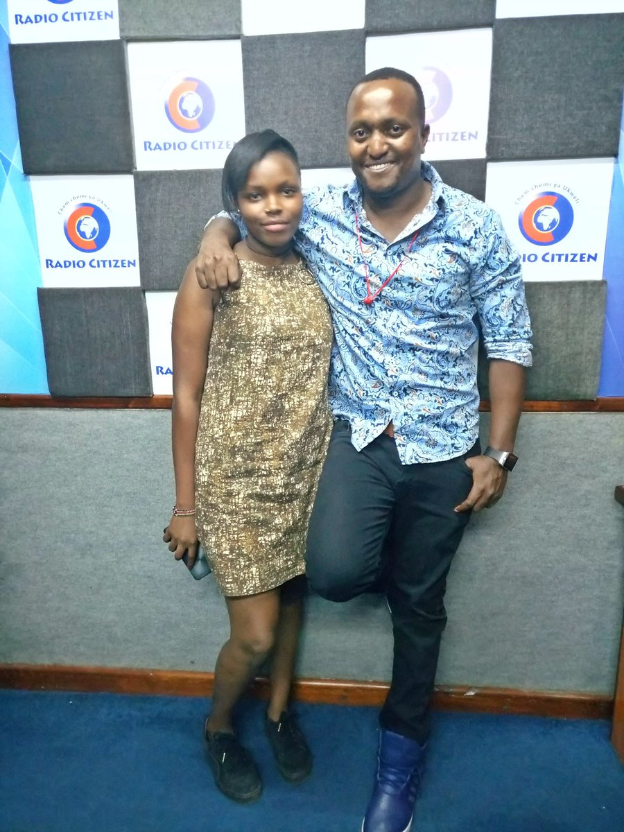 We are live on #MsetoTamu with Talanta Mtaani winner @TeslaKenya : Tune in @RadioCitizenFM