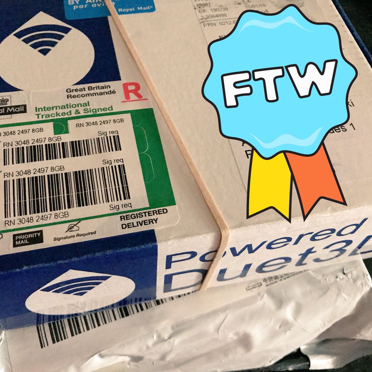 neotko's tweet image. Sweet. Screws and a @Think3dPrint3d #duet3D 😎