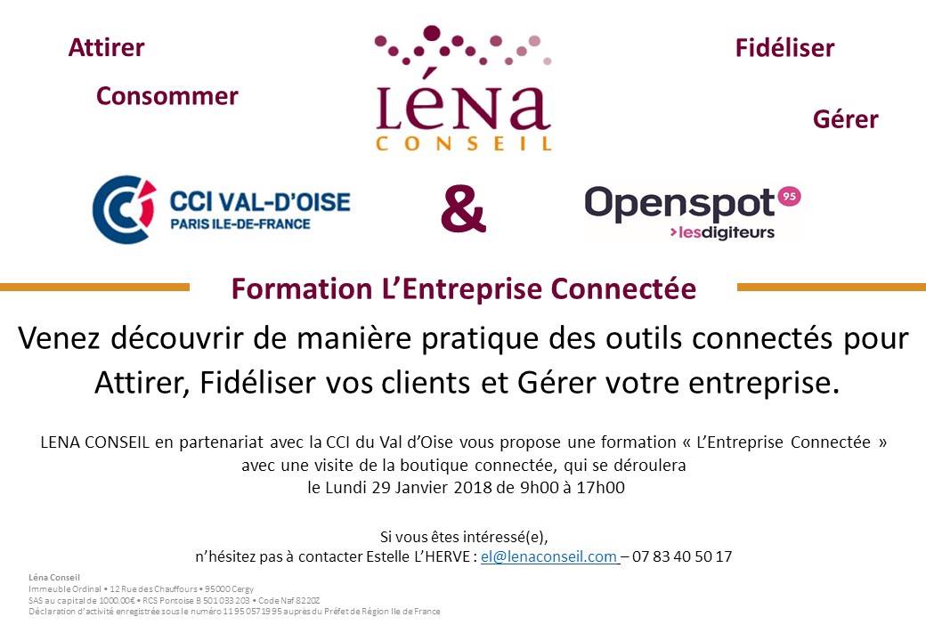 Komeres's tweet photo. Vous souhaitez découvrir les #OutilsConnectes pour attirer et fidéliser vos clients &amp; gérer votre entreprise ? La #formation Léna Conseil est faite pour vous. Bloquez dans votre agenda le 29 janvier et inscrivez-vous sans tarder auprès d'Estelle ⏬#MadeIn95 https://t.co/snhoIYydbR