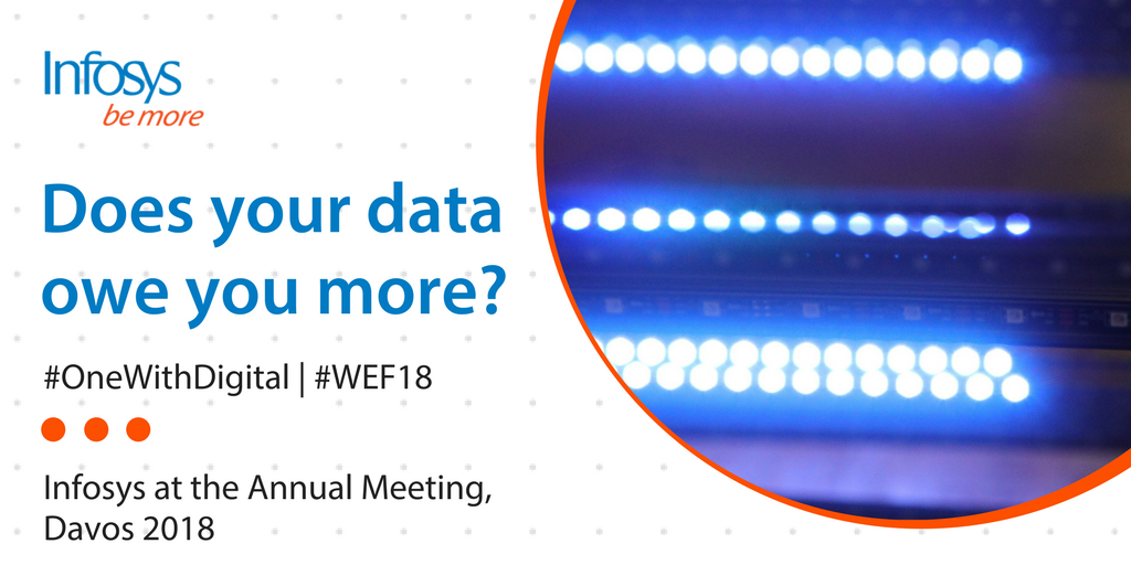 InfosysEvents's tweet photo. Immerse yourself in content covering some of the most critical technological issues of the moment at the #OneWithDigital Lab at #WEF18. Visit @Infsoys at The Escher, Promenade 115 to learn more. @BrilliantBasics https://t.co/UNPDGqmKbc https://t.co/oRPtZk7RXk
