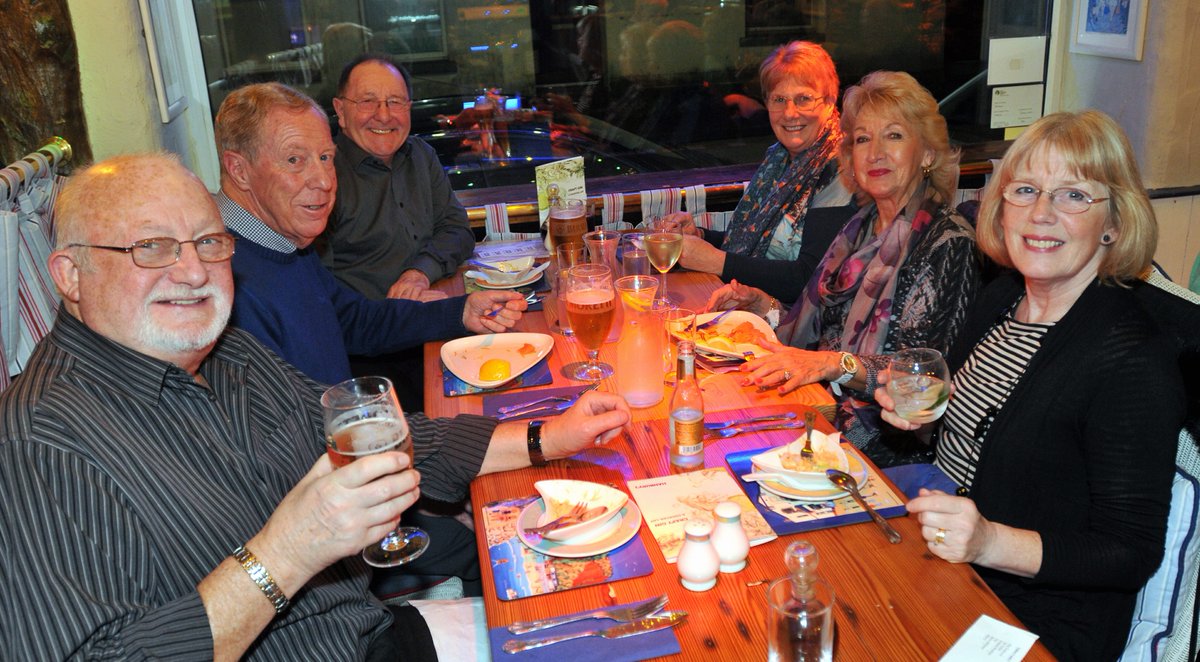 thlof's tweet photo. Guests enjoying delicious 'Chish and Fips' at our January fund raiser @HanburysTQ #Babbacombe #Torquay #Torbay Huge thanks to Hanbury's for their continued support for our cause. Total raised will be announced shortly. https://t.co/jGpqFRpRAw