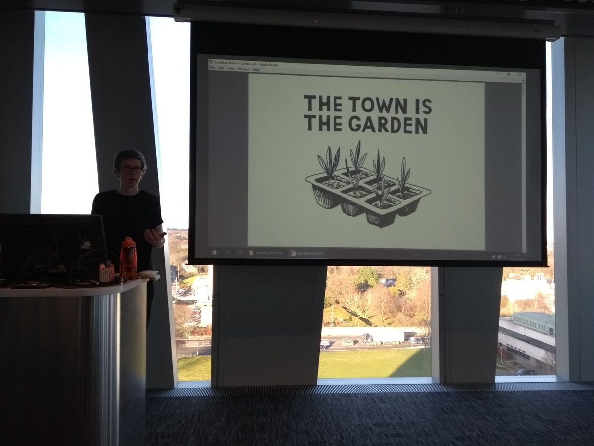 awdmacpherson's tweet photo. Joss Allen, 'The Town is the Garden' @aberdeenuni_FVC @DeveronProjects https://t.co/Lx07eDxZPE