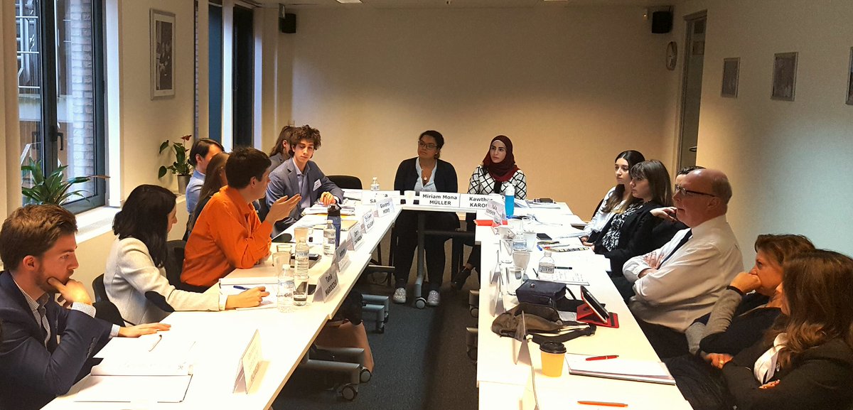 FutureLabEurope's tweet photo. #populism is one of the core issues the #EU has to tackle: @anthonyzach , @monicafrassoni and @AndrewDuffEU are sharing their points of you on the matter with #FutureLabEurope participants at the #AnnualForum. https://t.co/YdU7thmae1