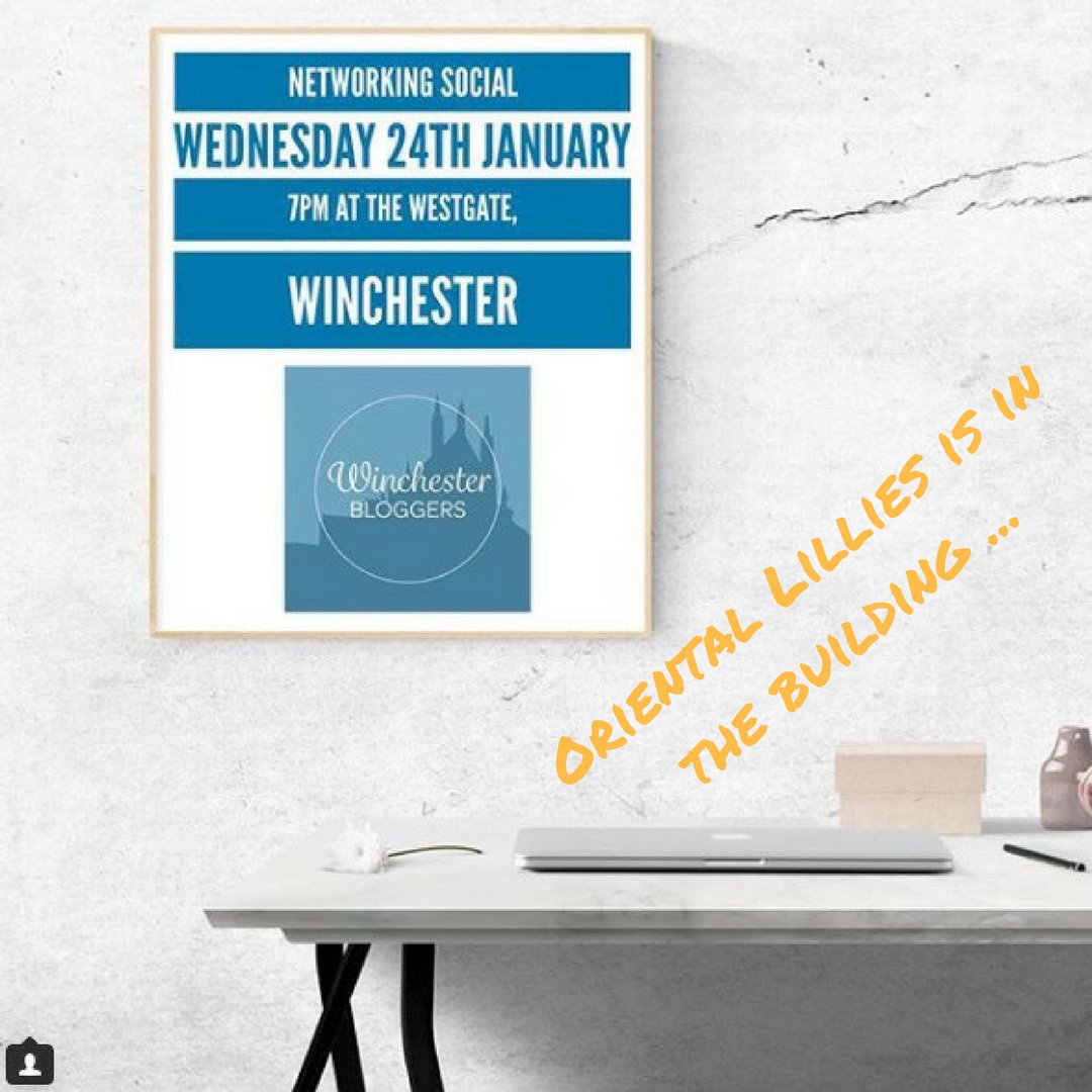 THE WESTGATE, TONIGHT AT 7:00PM <a href="/winchesterblogs/">Winchester Bloggers</a> Social networking evening tonight at <a href="/WestgateWinch/">The Westgate</a>. We'll be there .. hope to see you there too. Love, Liz x  #winchester #winchesternetworking #networking #businessnetworking #hampshire #enjoyhampshire #orientallillies