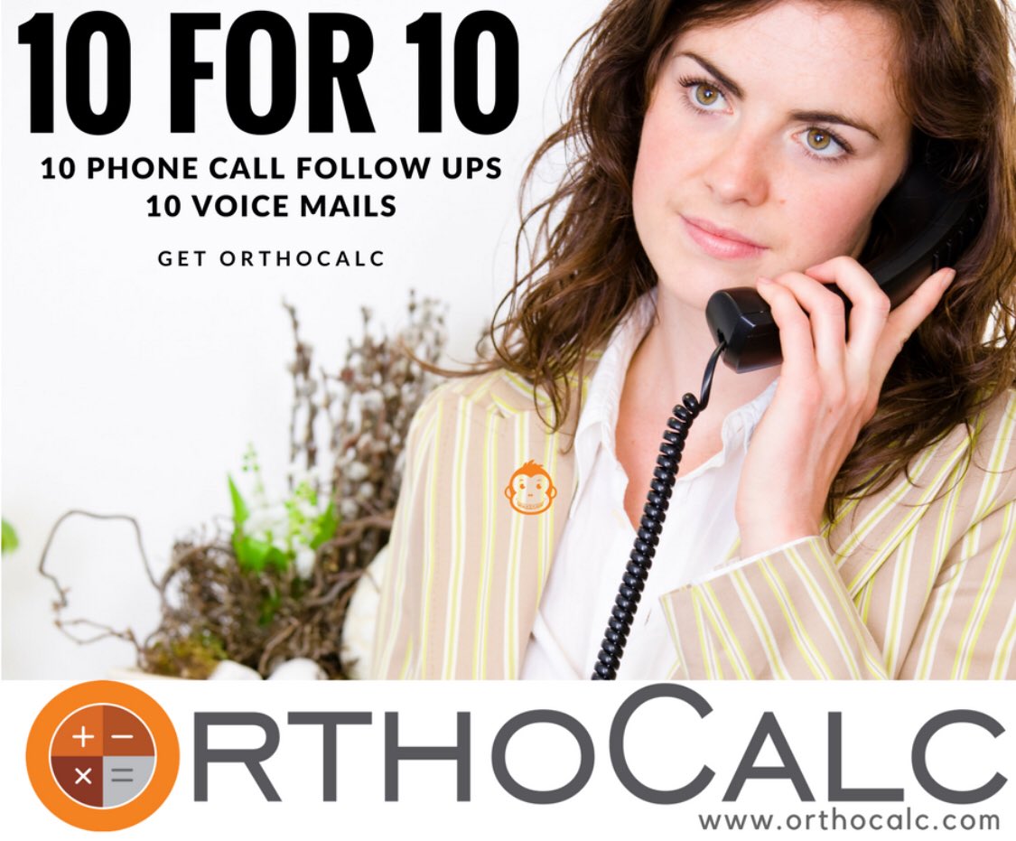 OrthoCalc's tweet photo. There really is an easier way!  @OrthoCalc automated follow ups. You can now include scans and photos in every automated email and text. #10for10 #simplifyandstreamline #closemorecases #voicemailagain #orthocalc #smile #dropthecalculator #dropthepencil #automatefollowups #smile https://t.co/ntwAGByVqJ