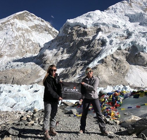 FenixLightingUS's tweet photo. "We wouldn't have made it to #EverestBaseCamp without the super-bright #HM50R and #CL09!" Learn more about how this strong little #campinglantern and powerful #headlamp got Fenix Ambassador Katie P to #EBC in one piece and in complete confidence: https://t.co/bhxaiQkY2k https://t.co/AoilR52SKP