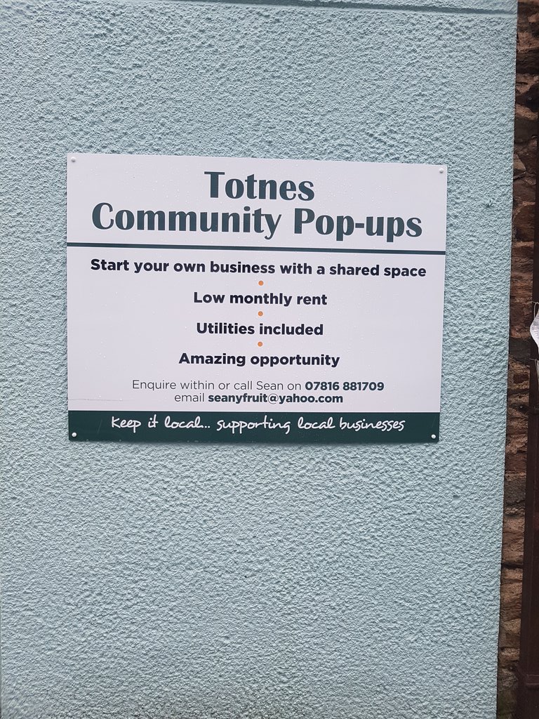 Next door to Annie's, Ticklemore Street....