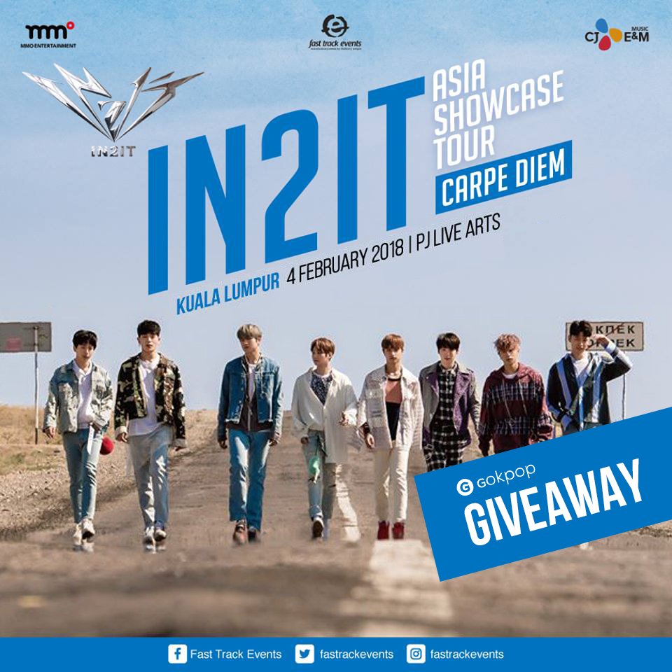 goKPOP's tweet photo. [GIVEAWAY/MSIA] We heard you, IN2U (인투유)! It’s giveaway time 🎉 We’re giving 5 pairs of #IN2IT Malaysia Showcase 'Carpe Diem' tickets worth RM488 each to our readers! 😊 #FastTrackEvents #GOKpopGiveaway #IN2ITinMY

Join the contest here -> https://t.co/GknmBZotEw https://t.co/Io5j5mTcmN