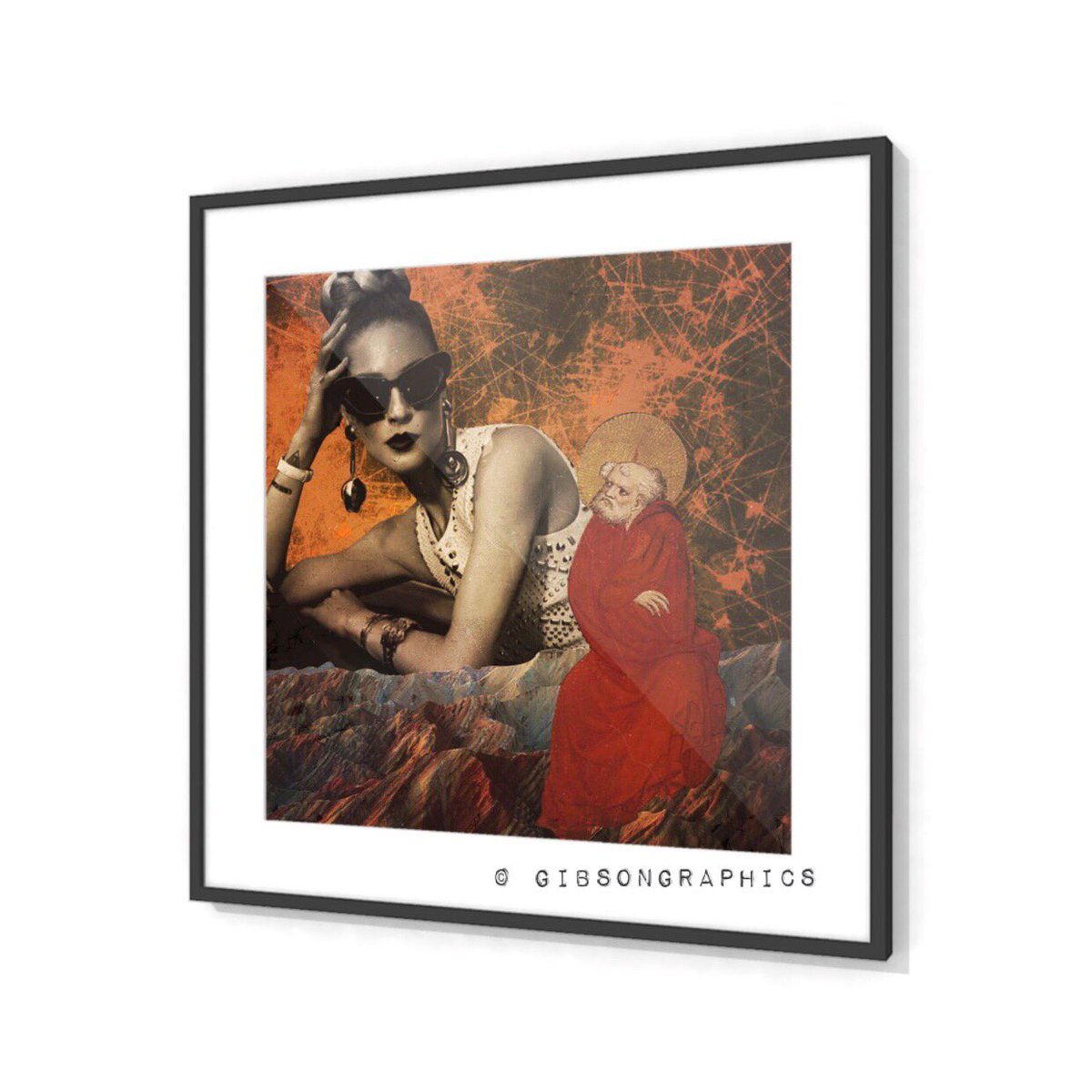 #LetsTalkAbout... my new #collage #illustration #GibsonGraphics